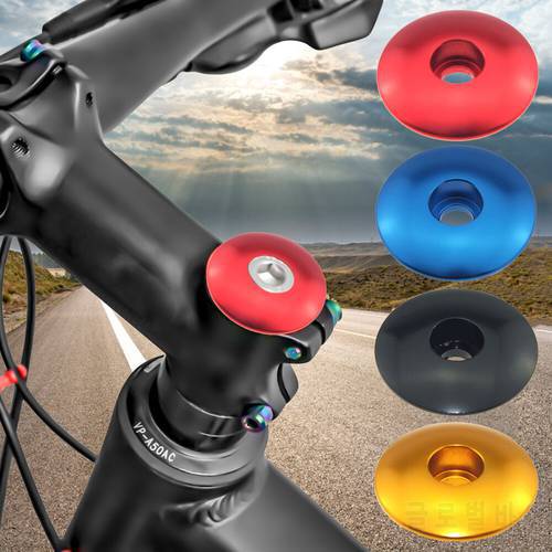 MTB Road Bike Stem Top Bowl Cover for 28.6mm Bicycle Fork Tube Headset Cap Cycling Accessories Bike Tackle Parts