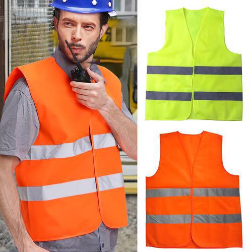 Reflective Fluorescent Vest Outdoor Safety Running Cycling Work Safe Vests SEC88
