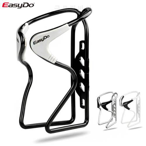 EasyDo MTB Mountain Road Bike Water Bottle Cage Airtag Bicycle Cycling Aluminum Holder Bicycle Accessories Free Mounting Screws