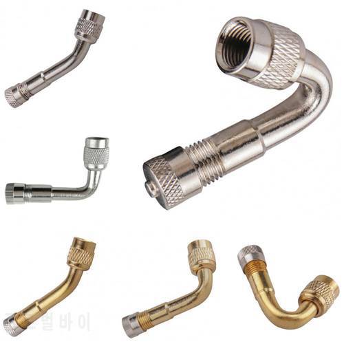 45/90/135-Degree Bicycle Motorcycle Inflatable Brass Valve Extension Rod Pipe Valve Adaptor Tyre Tube Car Bike Wheel Tires Parts