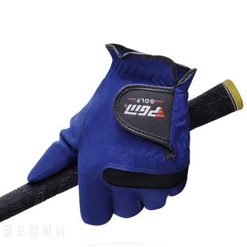 GOLF GLOVES Men&39s Glove Micro Fiber Soft blue Left Hand Anti-skidding Non slip Breathable Golf Glove New