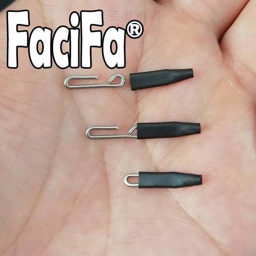 100 pieces Stainless Steel Enganche Rapido Fishing Fast Snaps enchufe rapido Safety Lead Snap Fishing Connector Fast Hook
