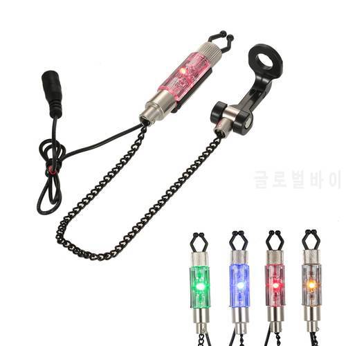 Iron Carp Fishing Bite Alarm Hanger Swinger LED Illuminated Indicator Durable Fish Tools Accessories fishing tool