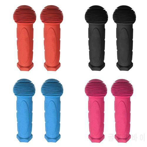 1 Pair Rubber Handle Bike Handlebar Cover Anti-skid Bicycle Tricycle Skateboard Scooter For Child Kids Non Slip Handle equipment