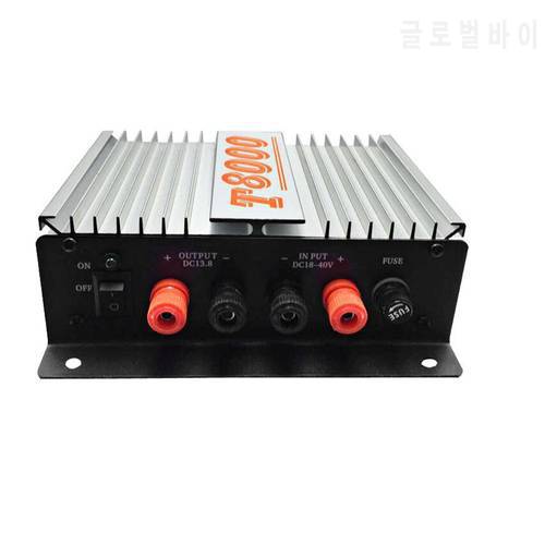 T8000 Transformer 24V to 13.8V 45A Regulator Power supply for Mobile Two way Radio Car Radio DC18V-40V input DC13.8V 45A output