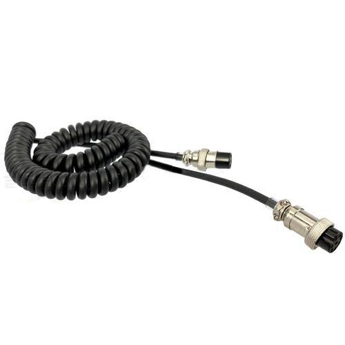 Hot Sale 8 Pin Microphone Extension Cable Fits For Yaesu Kenwood Icom Walkie Talkie Microphone Extension Cable (Black)