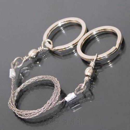 Outdoor Practical Portable Emergency Survival Gear Steel Wire Saw Camping Hiking Manual Hand Steel Rope Chain Saw Travel Tool