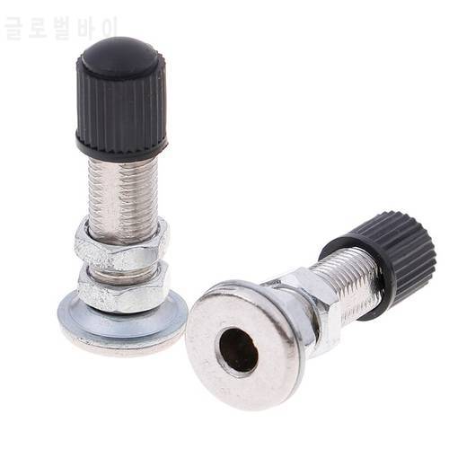 2pcs Valve 38mm Bicycle Schrader Valve Ultralight Zinc Alloy For MTB Mountain Road Bike Bicycle Accessories