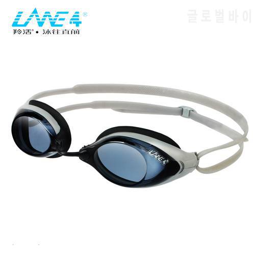 LANE4 Competition Swimming Goggles, Waterproof ,Hydrodynamic Design, Anti-Fog,UV Protection, For Adults Men Women 329 Eyewear