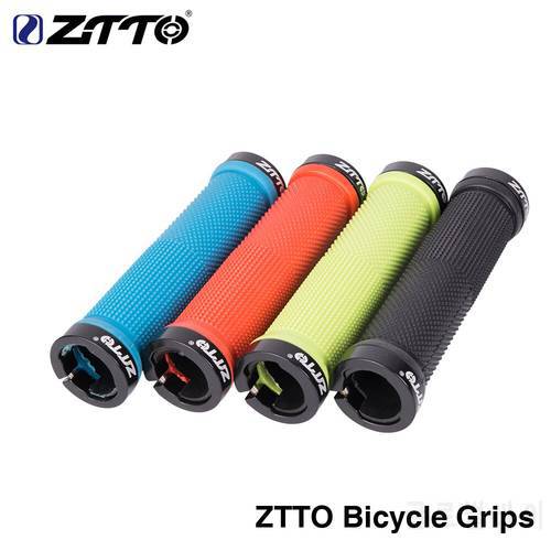 ZTTO ZTTO Cycling Lockable Handle Grip Anti Slip Grips For MTB Folding Bike Handlebar Bicycle Parts AG-16 Alloy + Rubber
