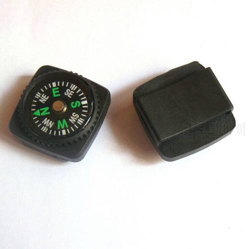 1 PCS Belt Buckle Mini Compass for Bracelet Outdoor Camping Hiking Travel Emergency Survival Navigation Tool