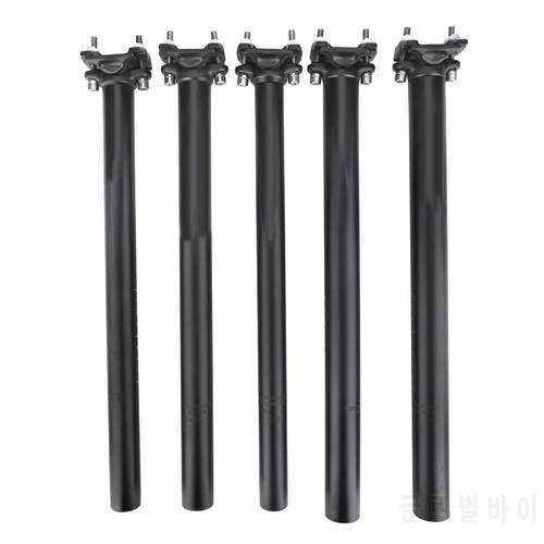 Bicycle Seatpost Seat Post Shock Absorber Tube MTB Mountain Road Bike Seat Tube Adjustable Angle 25.4 27.2 28.6 30.9 31.6*400mm