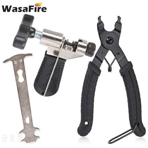 Bike Bicycle Chain Quick Link Open Close Tool Master Link Pliers Bike Chain Magic Button Clamp Removal Tools Cycling Accessories