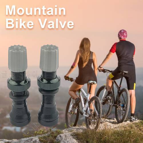 2 Pcs/set Bicycle American Valve 40mm for Compatible Road MTB Bicycle Tubeless Tires Brass Core Alloy Stem Tubeless Sealant