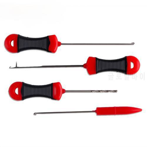 FISH Carp Fishing Accessories Boilie Needle Set Kit Tool Stainless Baiting Drill Stringer Needle Fishing Tool