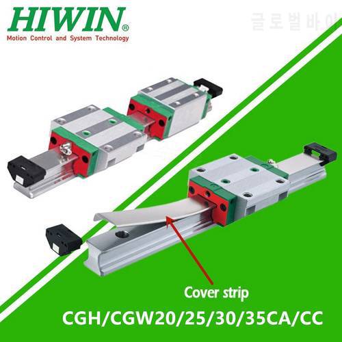 HIWIN linear rail block slider CGH20CA CGH25CA CGH30CA CGH35CA CGW20CC CGW25CC CGW30CC CGW35CC High dustproof Anti torque CNC