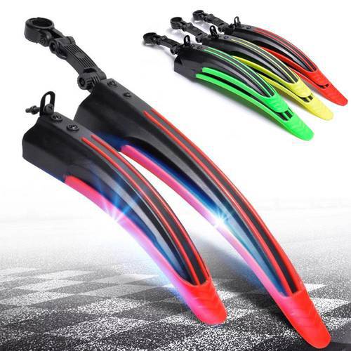2Pcs Stylish Mountain Bike Bicycles Front Rear Plastic Mudguard Fenders Set Mudguard Fenders Set Wings for bicycle крыло велосип