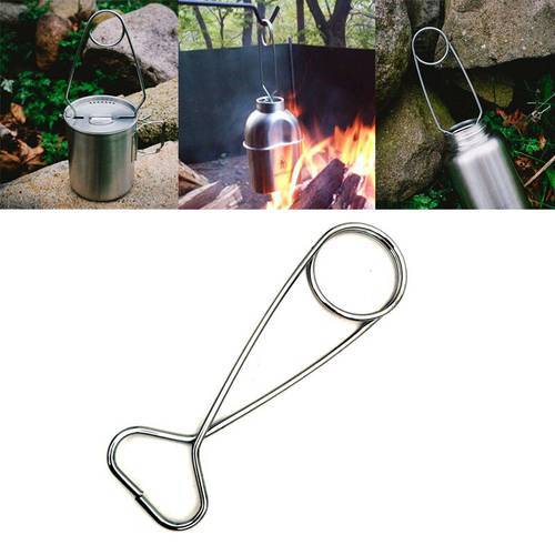 Fish Mouth Jaw Spreaders Water Cup Hook Stainless Steel Spreader Outdoor Tools Hanging Hook for Hanging Pot