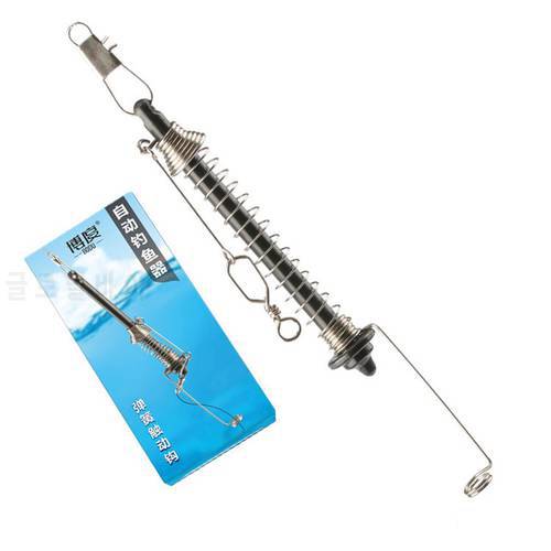 2021 New Hot Fishing Lure Portable Automatic Fishing Hook Full Speed Automatic Spring Hook Outdoor Fishing Accessories