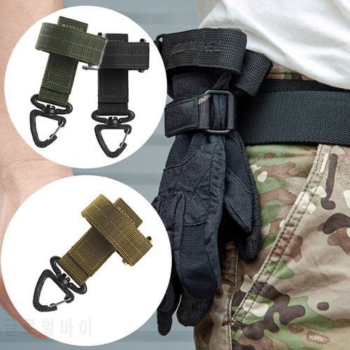 Z50 Multi-purpose Nylon Gloves Hook Climbing Rope Work Gloves Safety Clip Outdoor Tactical Gloves Anti-lost Camping Hanging Buck