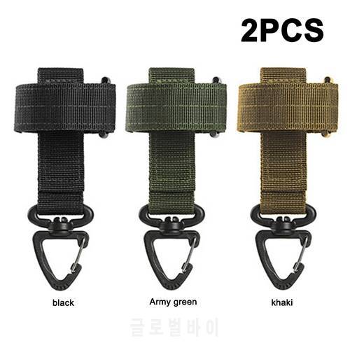 2X Multipurpose Glove Hook Military Fan Outdoor Tactical Gloves Climbing Rope Storage Buckle Adjust Camping Glove Hanging Buckle