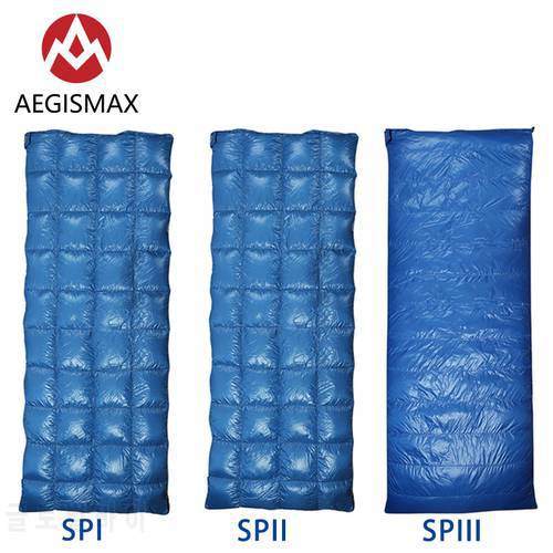 AEGISMAX SP Envelope Type Duck Down Sleeping Bag Outdoor Camping Ultralight Adult Portable Duvet Can Be Joined Together