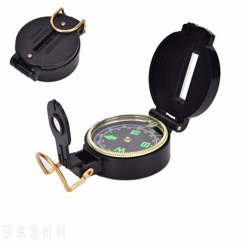 High Precision Metal Pocket Army Style Compass Military Camping Hiking Survival Marching Adjustable Luminous Marching Line