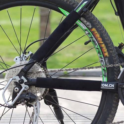 1 Pair Bicycle Chain Protection Pads Bike Chain Protection Stickers High Quality Practical Bicycle Frame Chain Protection Pads