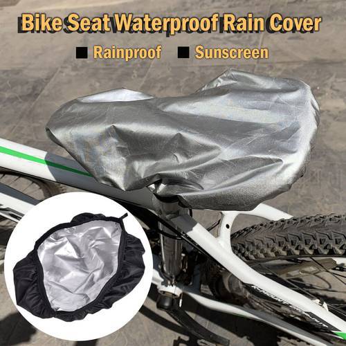 30 Bike Seat Waterproof Rain Cover And Dust Resistant Bicycle Saddle Cover Useful Herramientas Mtb Funda Asiento Bicicleta Gel