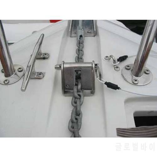 1pc Mizugiwa 316 stainless steel Anchor Chain Stop 53.5 w X 59mm L Marine Chain Stopper
