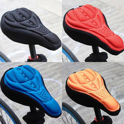 Saddle 3D Soft Bike Seat Cover Comfortable Foam Seat Cushion Cycling Saddle for Bike Accessories