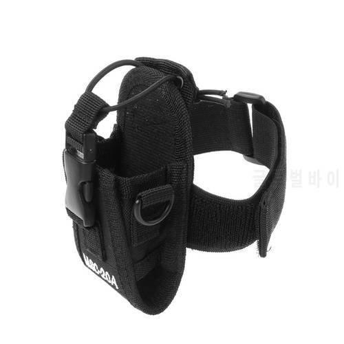 Adjustable Nylon Interphone Sheath Armband Tactical Bag Arm Band Armlet for Multiple Walkie Talkie Tactical Bag Use