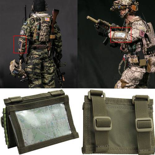 Elastic Nswdg Tactical Training Team Adjustable arm Waterproof Map Bag 500D DuPont Coadura Fabric