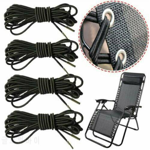 4pcs Elastic Bungee Rope Cord for Recliner Chairs Replacement Parts for Zero Gravity Garden Sun Lounger Parts