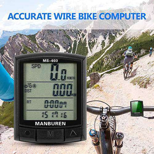 1pc Bicycle Computer Waterproof Wireless Lcd Odometer Bicycle Speedometer Accesorios Para Bicicleta Спидометр На Велосипед