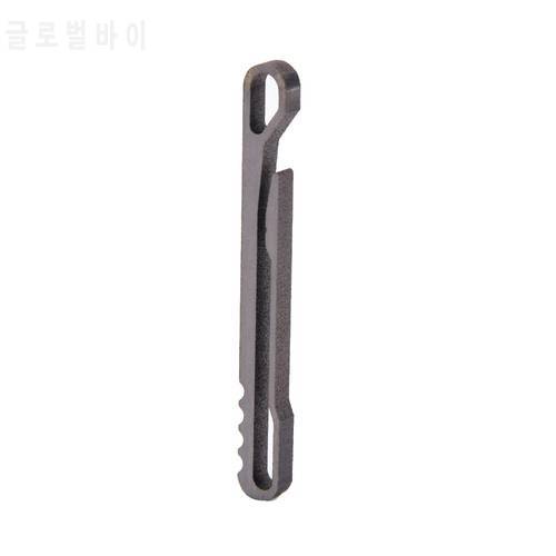 Pocket Clip Titanium Alloy EDC Key Ring Belt Clip Quick Draw Keychain Hanging Buckle Bottle Opener Outdoor Equipment