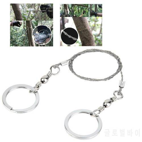 Portable Gear Pocket Outdoor String Wire Saw Carbon Ring Scroll Travel Camping Hand Stainless Steel Rope Chain Saws Wood Tools