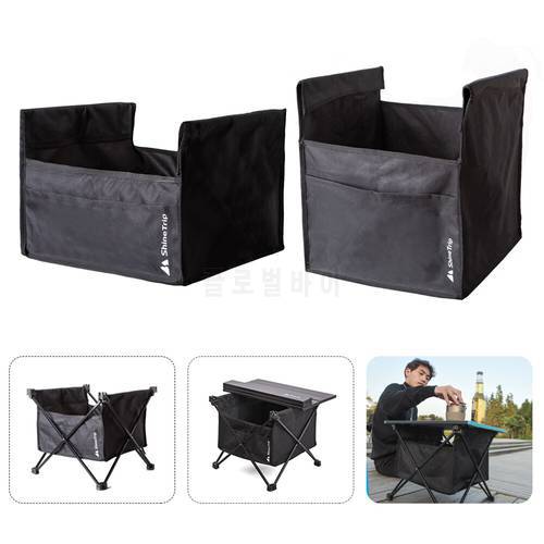 Folding Table Storage Hanging Basket Bag Outdoor Hiking Camping Picnic Barbecue Table Pocket Pouch