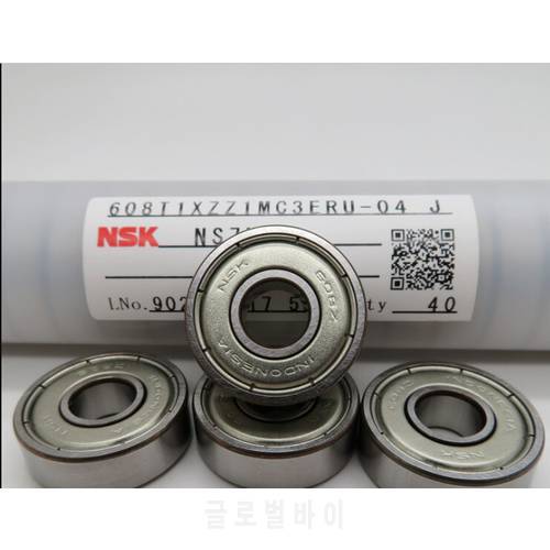 40pcs original NSK high speed motor bearing 608ZZ 8*22*7mm R-2280ZZ precision miniture ball bearing 8mmx22mmx7mm