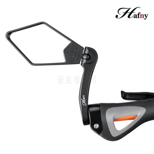 HAFNY Bike Mirror Back Mountain Bicycle Rearview Mirror Unbreakable Lens MTB Cycling Handlebar End Rear View Mirrors For Cyclist