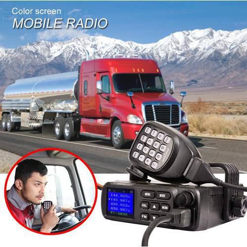 KT-5800 12/24V Truck Mini Car Radio UV Dual Band 136-174&400-480MHz KT5800 25W Walkie Talkie Transceiver Truck