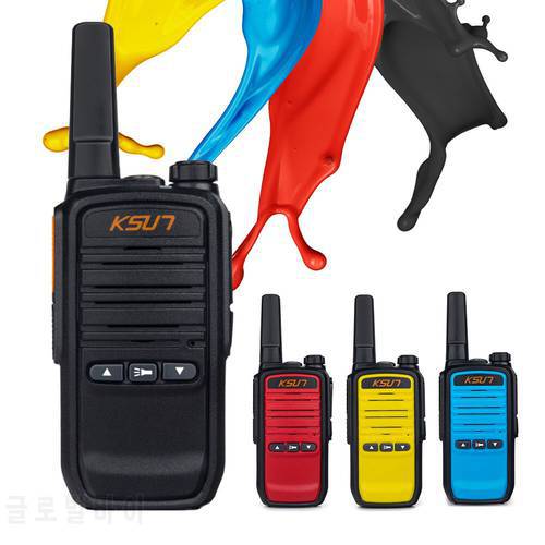 KSUN X-30 Mini Version Walkie Talkie Radio UHF 400-470MHz Two Way Radio Portable Communicador Handheld HF Transceiver