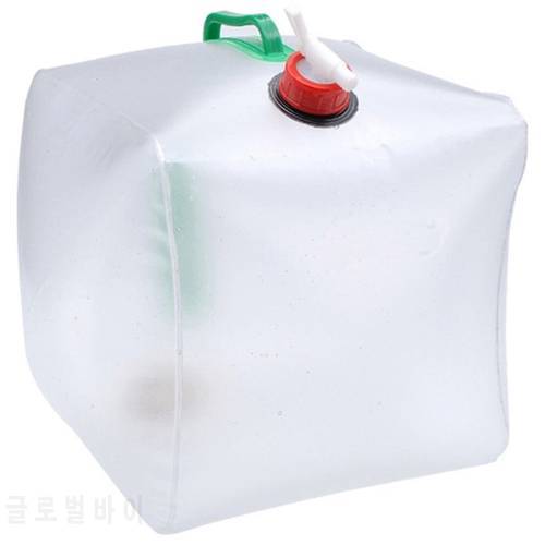 20L Folding Drinking Water Bag Outdoor Sports Camping Hiking Travel Water Storage Container Drink Carrier Holder