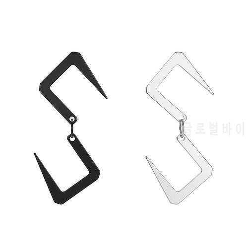 A420 Outdoor S-shaped Carabiner Camping Simple Stainless Steel Metal Connection Buckle Storage Storage Hook