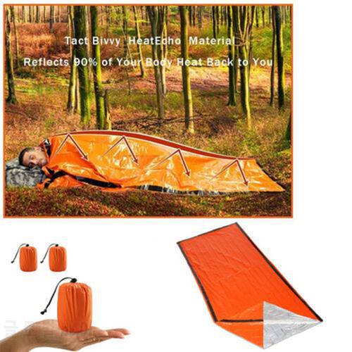 Outdoor Life Emergency Sleeping Bag Warm Waterproof First Aid Blanket First Aid Bag Camping Survival Equipment