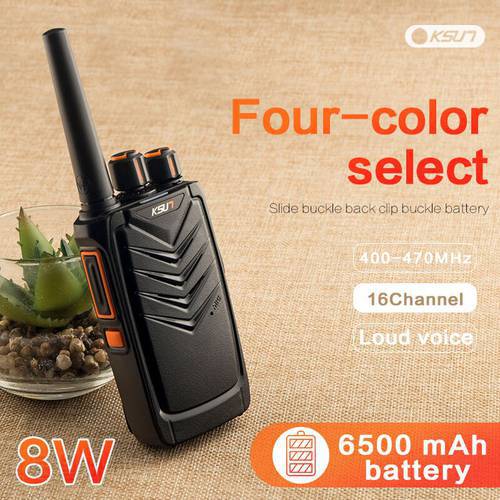 KSUN X30QH 8W Walkie Talkie Long Range Cb Mobile Hf Two-way Radio Station Scanner