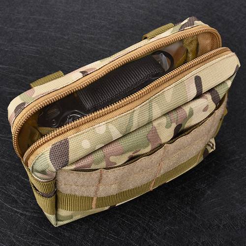 Small Outdoor Storage Bag For Multi Tools Tactical Bag Portable Camouflage Tool Waist Bag