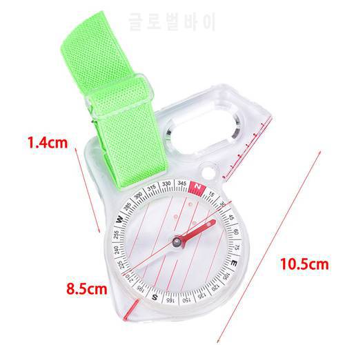 1pc Outdoor Professional Thumb Compass Elite Competition Orienteering Compass Portable Compass Map Scale Compass