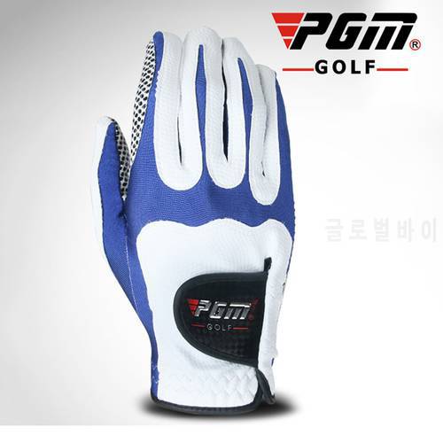 PGM Men&39s Golf Fiber Cloth Gloves Left Hand Glove Magic Elastic Particles Women Slip-resistant Gloves Golf Accessories