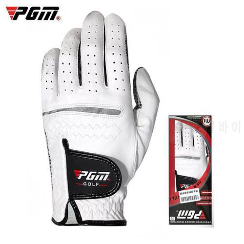 PGM Golf Gloves Men&39s Sheepskin Leather Breathable Comfortable Anti-skidding Men&39s Left Right Hand Glove